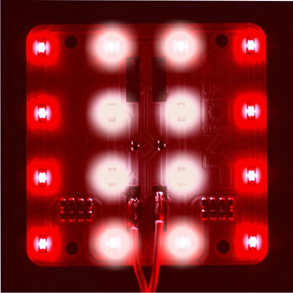 Namensschild-Beleuchtung LED16 rot